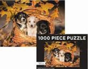 Adult, community, and other education: Jigsaw 1000 pc Puzzle Puppies