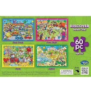 Holdson Puzzle 60 PC Discover Assorted