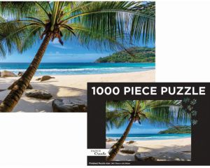 Jigsaw 1000 pc Puzzle - Tropical Beach