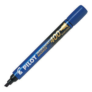 Adult, community, and other education: Pilot 400 Permanent Marker Chisel Blue