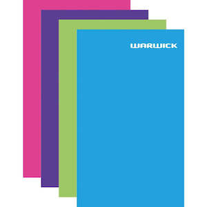 Warwick Notebook Fluoro 32 Leaf Ruled 7mm 165x100mm