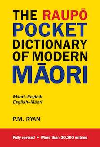 Raupo Pocket Dictionary of Modern Māori P.M. Ryan