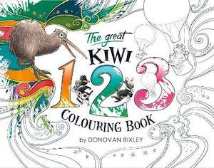 Adult, community, and other education: The Great Kiwi 123 Colouring Book Donovan Bixley