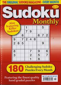 Sudoku Monthly UK Puzzle Book