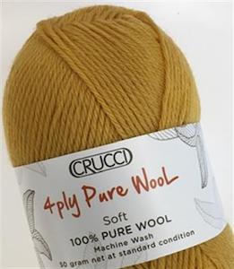 Crucci 4 Ply Pure NZ Wool Soft