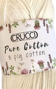 Crucci Pure Cotton 8 Ply 50 gm