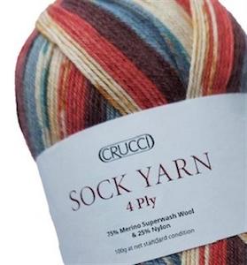 Crucci Sock Yarn 4 Ply