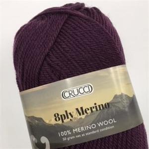 Crucci 8 Ply Merino 50 gm