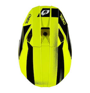 Sporting equipment: O'Neal 2025 3SRS RACE Helmet - Black/Neon Yellow