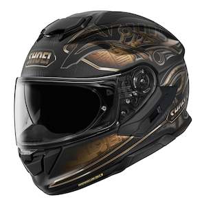 Sporting equipment: Shoei GT-Air 3 Nile TC-9 - Black / Brown / Gold