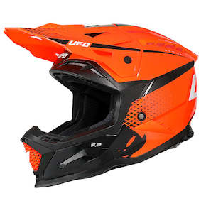 Sporting equipment: UFO Echus Helmet - Orange / Black