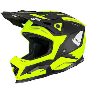 Sporting equipment: UFO Echus Helmet - Neon Yellow / Black