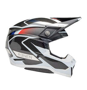 Sporting equipment: Bell MOTO-10 SPHERICAL Renen Raycon Matte/Gloss Black/White Ltd Ed