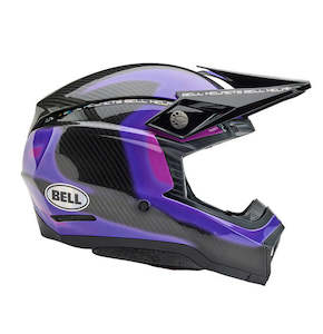 Sporting equipment: Bell MOTO-10 SPHERICAL Flare Gloss Purple