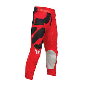 Sporting equipment: THOR PANTS LAUNCH YOUTH FORGE RED