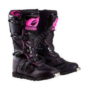 Sporting equipment: O'Neal RIDER Boot - Black/Pink