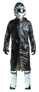 Sporting equipment: TRENCH COAT THOR MX EXCEL RAIN BLACK ONE  FITS MOST