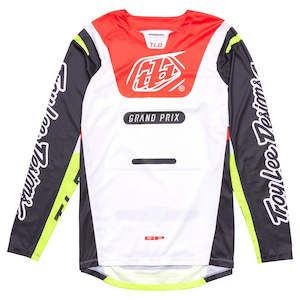 GP PRO JERSEY BLENDS WHITE / GLO RED