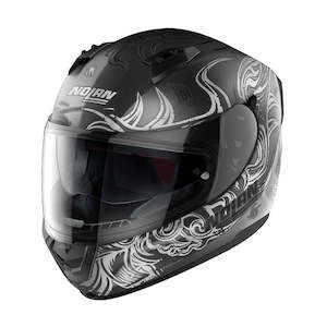 Nolan N60-6 Full Face Helmet - flat grey/white