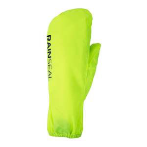 Sporting equipment: Oxford Rainseal Waterproof Over Gloves - Black / Fluro