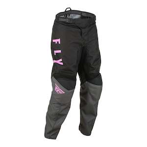 Fly Racing 2022 Youth F-16 Pant - Grey / Black / Pink