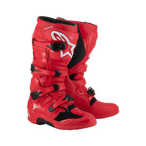 Tech-7 MX Boots Bright Red