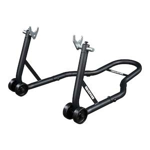 Sporting equipment: Oxford Big Black Rear Paddock Stand (Comes with V Hooks)