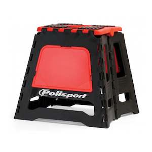 Sporting equipment: Polisport Folding Bike Stand - Red