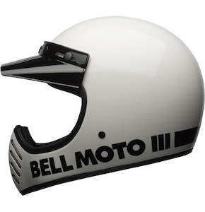 Sporting equipment: Bell MOTO-3 Classic Gloss White