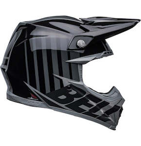 Sporting equipment: Bell MOTO-9S FLEX Sprint Matte/Gloss Black/Grey