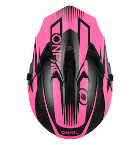 Sporting equipment: O'Neal 1SRS STREAM V.23 Helmet - Black/Pink