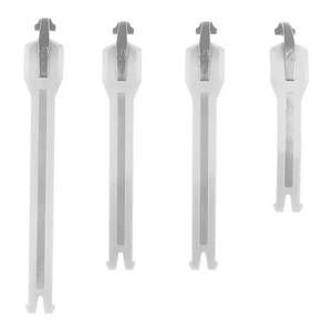 Sporting equipment: Leatt Kit GPX 4.5 / 5.5 Boot Strap Flexlock - White 4-pcs