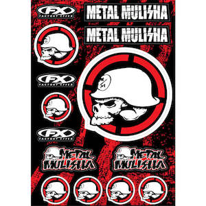 Sporting equipment: FACTORY EFFEX Metal Mulisha Stickers