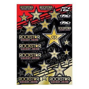 Sporting equipment: Factory Effex Rockstar Energy Sticker Sheets