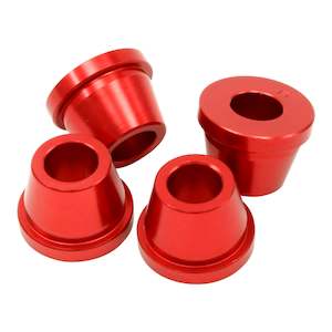 Zeta Rubber Killer - Red 4pcs Kawasaki KX, KX250F '04-, KX450F '11-