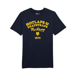 Sporting equipment: FOX HOTLAPS SS PREMIUM TEE [MIDNIGHT]