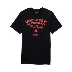 Sporting equipment: FOX HOTLAPS SS PREMIUM TEE [BLACK]