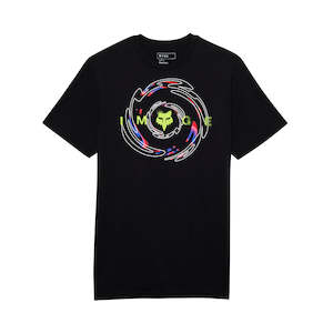 Sporting equipment: FOX ENERGY FACE SS PREMIUM TEE [BLACK]