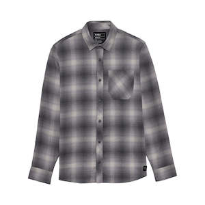 FOX SURVIVALIST STRETCH FLANNEL LS SHIRT [LIGHT GREY]