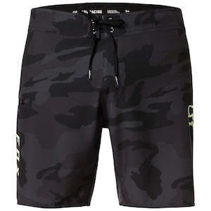 FOX OVERHEAD CAMO STRETCH BOARDSHORTS [BLACK CAMO]