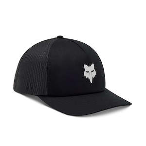 Sporting equipment: FOX HEAD TRUCKER HAT [BLACK]