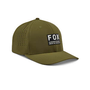 Sporting equipment: FOX NON STOP TECH FLEXFIT HAT [OLIVE GREEN]