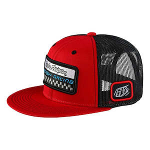 Sporting equipment: TLD FACTORY PIT CREW SNAPBACK HAT RED