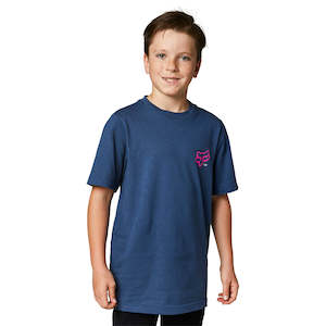 Sporting equipment: FOX YOUTH MIRER II SS TEE [DARK INDIGO]