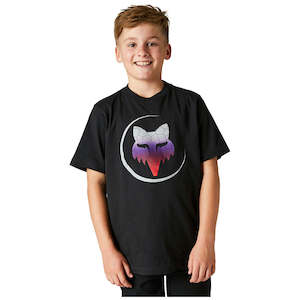 FOX YOUTH SKARZ SS TEE [BLACK] YM