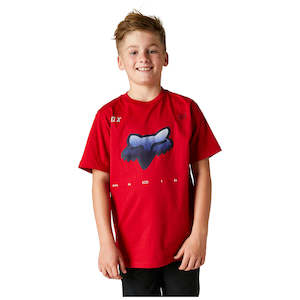 Sporting equipment: FOX YOUTH RKANE HEAD SS TEE [FLAME RED]