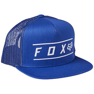 Sporting equipment: FOX YOUTH PINNACLE SNAPBACK MESH HAT [BLUE] OS