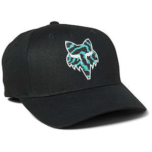 Sporting equipment: FOX YOUTH NUKLR FLEXFIT HAT [BLACK] OS