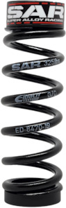 Super Alloy Racing: 325lbs DH 57.5mm - 76mm Stroke, Rear Shock Spring: