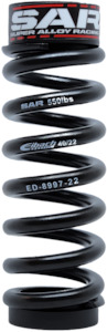 Super Alloy Racing: 550lbs DH 57.5mm - 76mm Stroke, Rear Shock Spring: